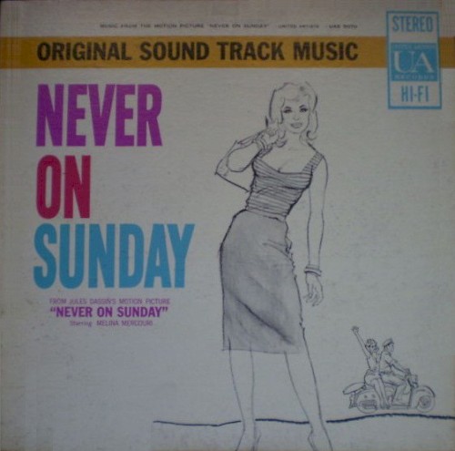 Never on Sunday cover